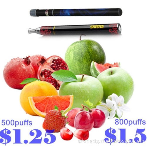 500 Puffs Portable E Hookah Shisha Pen